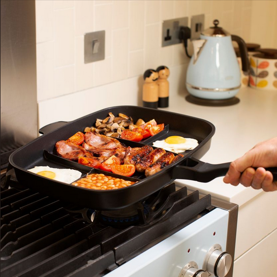 HoundshillSC's tweet photo. Give Dad the gift of 'culinary relaxation' this Father's Day! 🍳😴
The Lazy Man Pan is the ultimate cooking companion for the master of leisure.
£25 at #Menkind
.
#Houndshill #Blackpool https://t.co/kd3oUy8Cu3