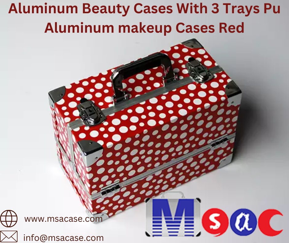 MSACaseCo's tweet image. Looking for a durable and stylish beauty case? Check out our aluminum beauty case collection, perfect for  organizing all your beauty essentials with ease.#aluminiumcases #cosmeticsecurity #SilverCase #DiamondCosmeticCase #CosmeticTrainCase
Visit us://shorturl.at/fQSY5s at:http