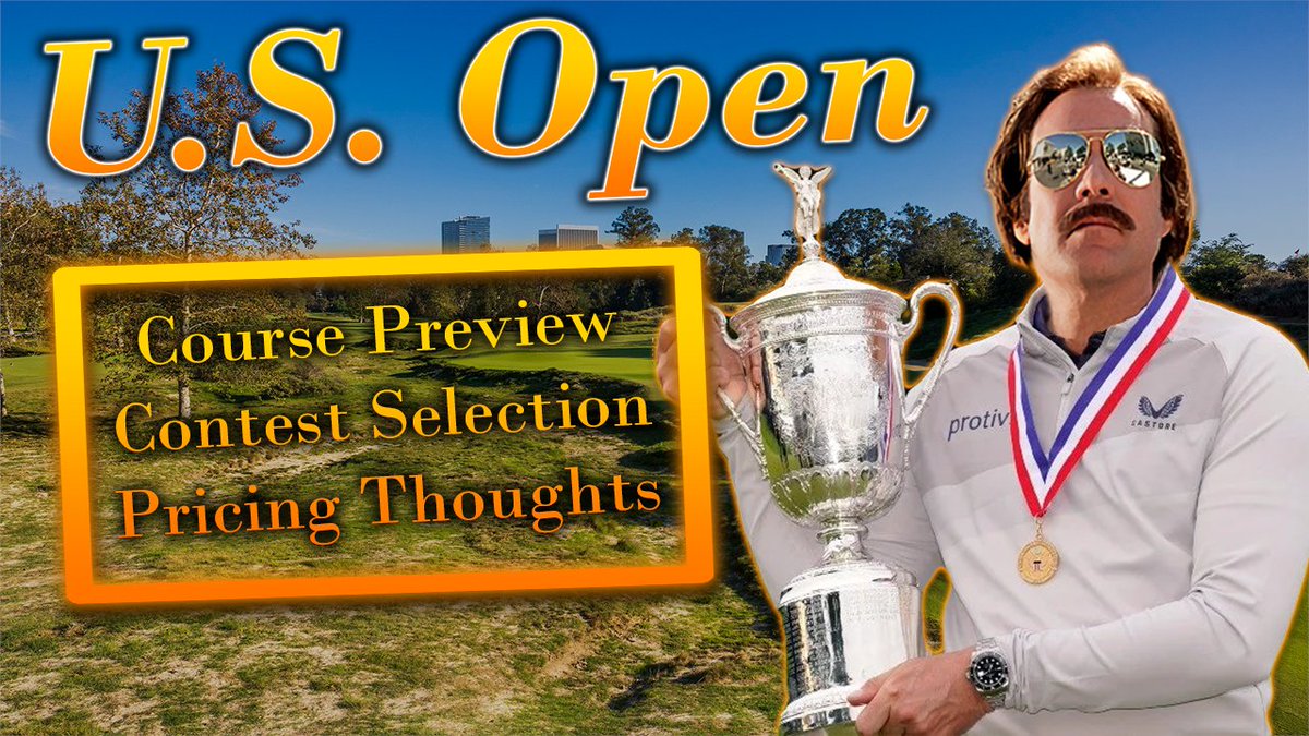🚨 The U.S. Open | Course Preview | Initial Pricing Thoughts | Contest Selection video is out!🚨

Don't forget to like &amp; retweet to be added to the drawings for over $1500 in giveaways on Wednesday!🤑

Be sure to tune in to the Round 4 Showdown Hoedown Livestream tonight! 👀