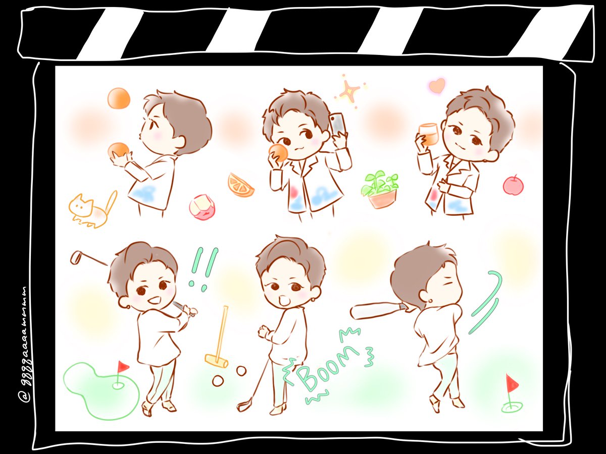 Rent a video!😆
Let's all challenge various things like Mami!🍊🍹⛳️☀️

#30daysdrawingzhangzhehan