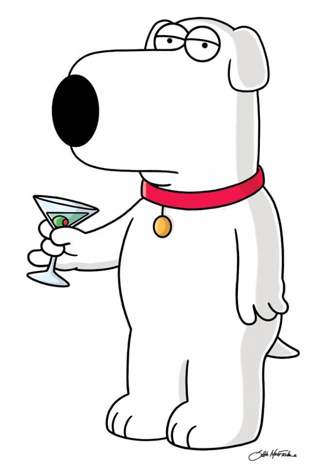 I hate Brian griffin this stupid fucking dog