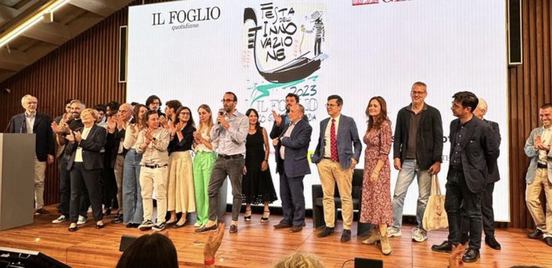 Foglianti a Venezia. Alla festa dell'innovazione. Il team più bello che c'è. Grazie a tutti ❤️