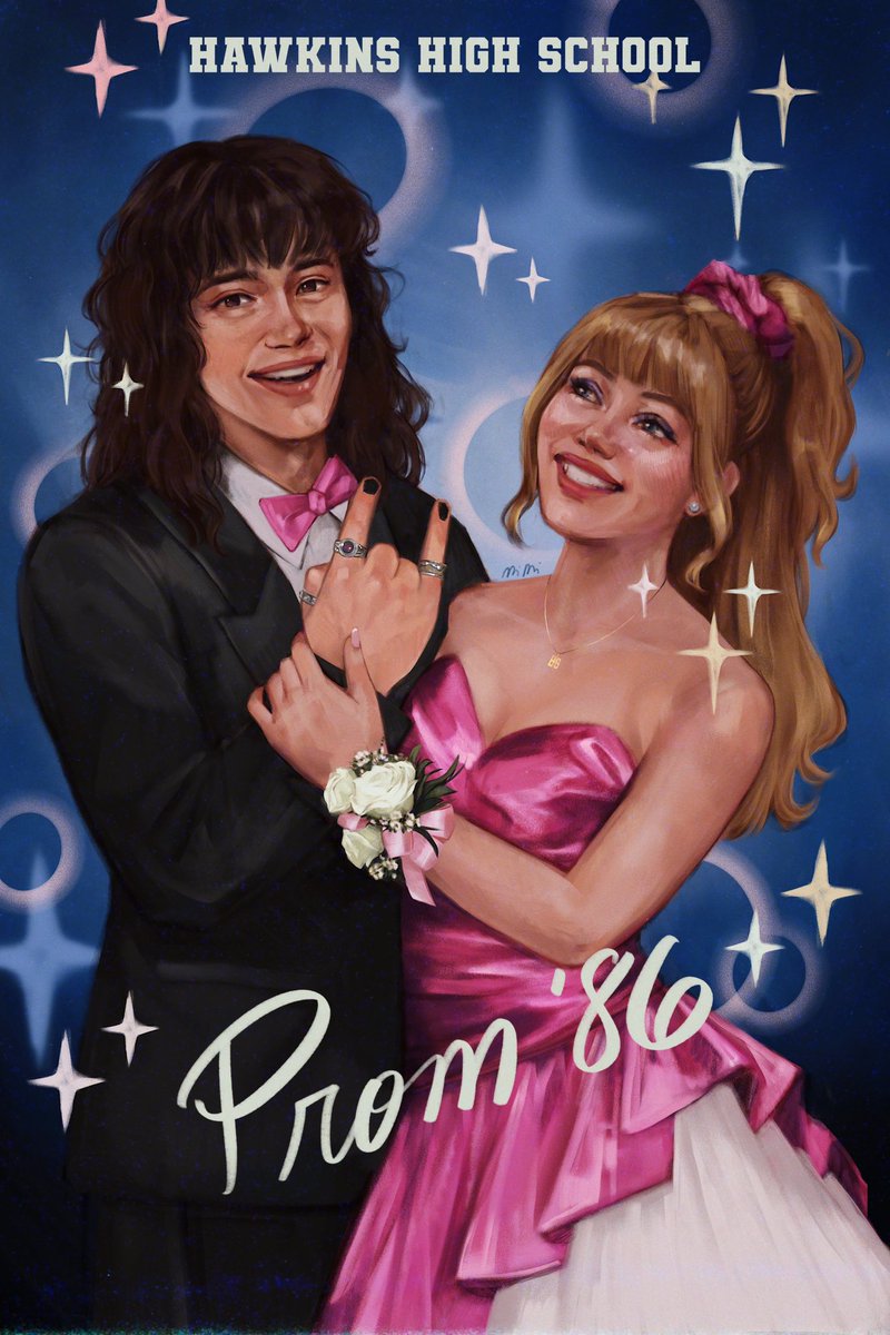 The Prom King and Queen of Hawkins High 💕✨ #strangerthings @Stranger_Things #hellcheer