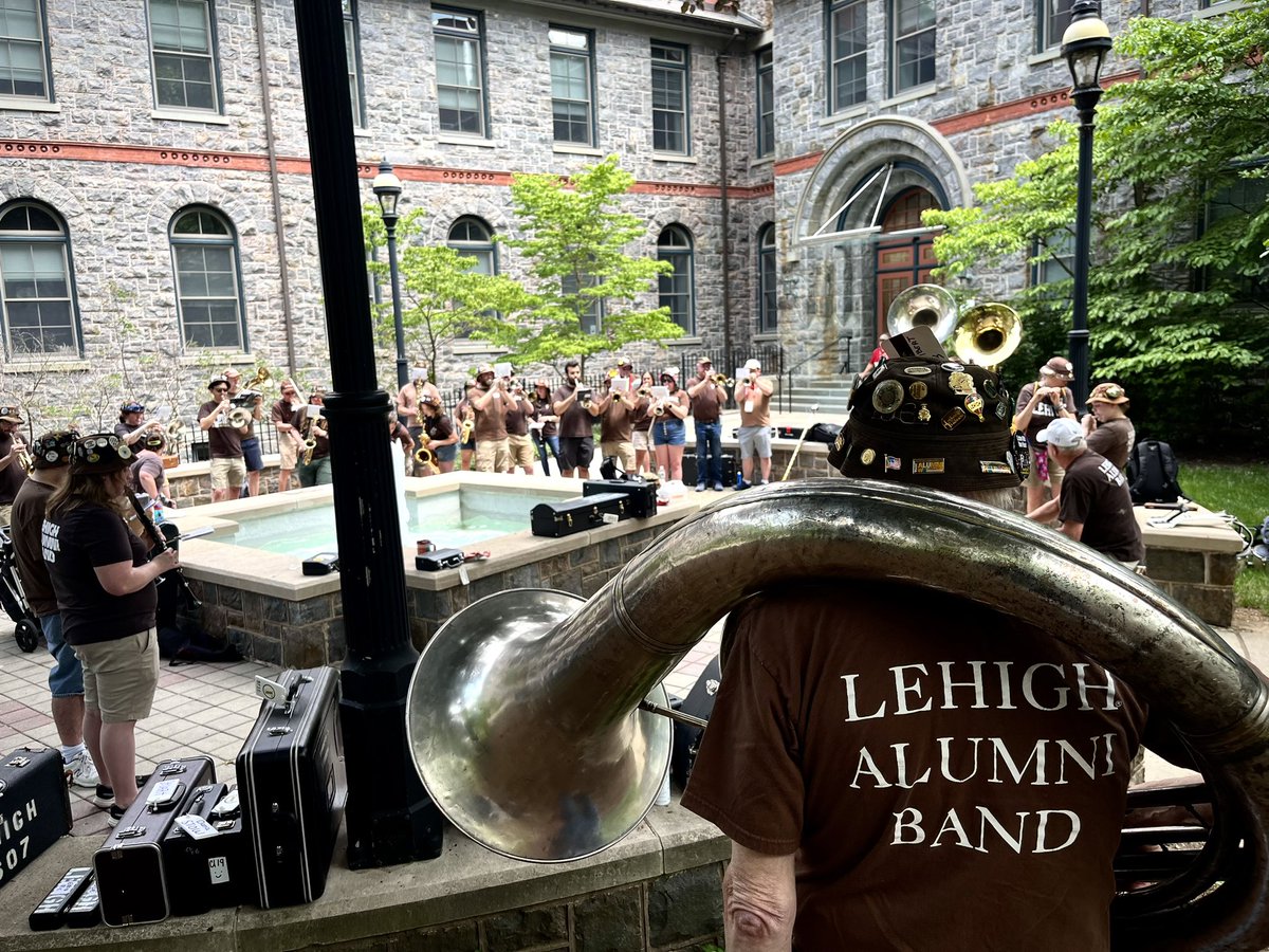 We got the band back together!

🥁🎺🎷

#LehighReunion <a href="/Marching97/">Lehigh Marching 97</a>