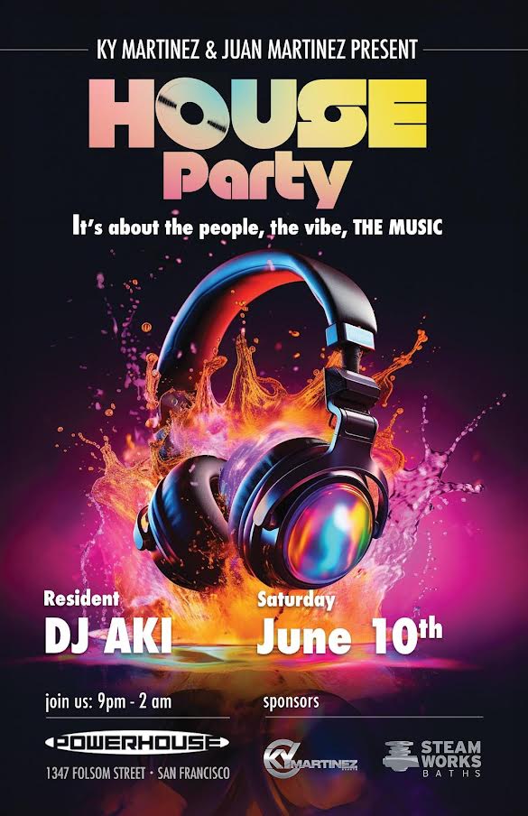 sfPOWERHOUSE's tweet photo. HOUSE PARTY tonight w/ Ky, Juan, DJ AKI &amp; the HP dancers!!!
Stefan opens at 4pm w/Max, Jason, MJT, Peter, Uel, Ken &amp; Praddy on your tails late night!
CREATOR Sunday, PILLOWS Monday, FETISH Tuesday! https://t.co/oFcRafi7II