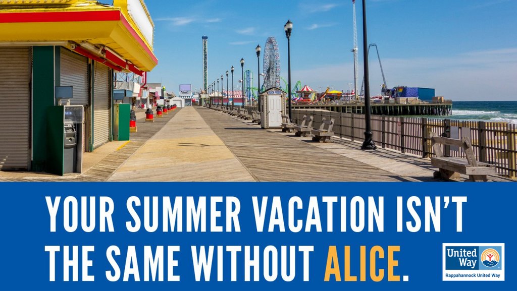 ALICE (Asset Limited, Income Constrained, Employed) workers are the engine of our economy, allowing us all to live, work - and play. They earn above the poverty level, yet struggle daily to afford basics.
Learn more - visit UnitedForALICE.org #UnitedForALICE