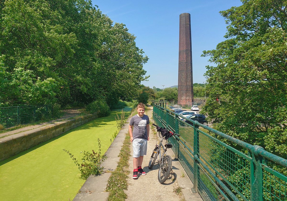 allthetrigpoint's tweet photo. A hot cycle around Burrs today with the boy 🥵 #Bury #Burrs #history #canal #cycling #wier #river #sunshine https://t.co/R0oypkTtc8