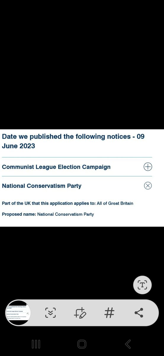 @DarloCons @BorisJohnson So...on the day Johnson resigned, The Electoral Commission gave notice that a new ‘National Conservatism Party’ declared itself.  How many of you will be dumping Gibson and jumping in this little bandwagon.?