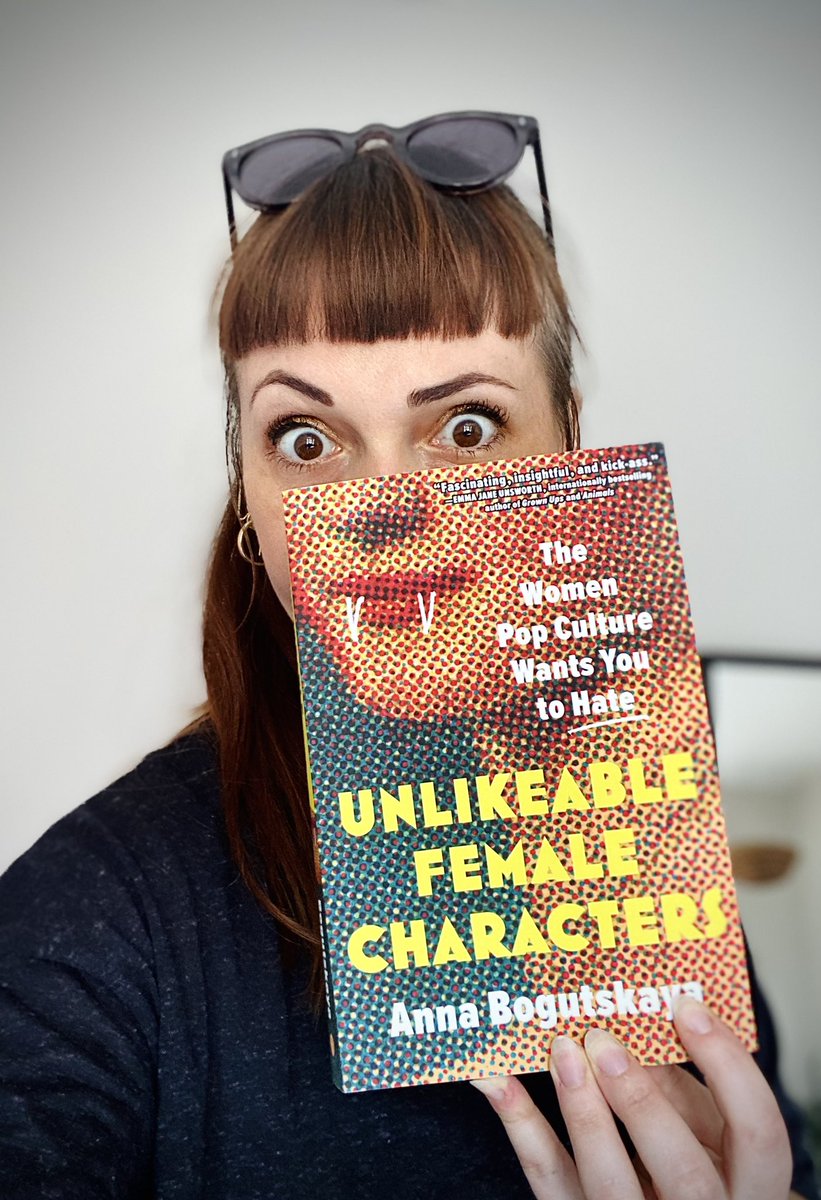 UNLIKEABLE FEMALE CHARACTERS has landed! This book is written by my extremely smart &amp; excellent friend <a href="/annabdemented/">Anna Bogutskaya</a> &amp; I can’t wait to get her words in my brain! I very much encourage you all to get your copy. I cannot sing Anna’s praises enough! 🙌