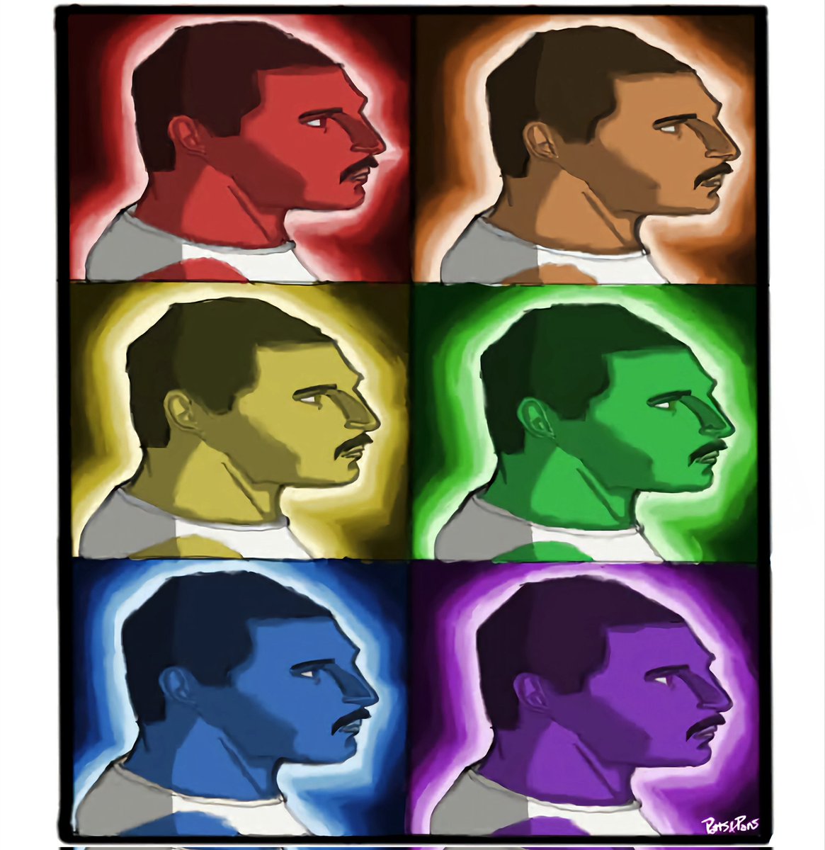 The queen himself

#freddiemercury #queen #queenband #bohemianrhapsody #britishband #lgbtartist #freddiemercuryqueen #lgbtmusician #popart #portraitart #profileview #shading #rainbowart #primarycolors #facestudy #secondarycolors #artprogress #ukband #🇬🇧 #rockband #70smusic #retro