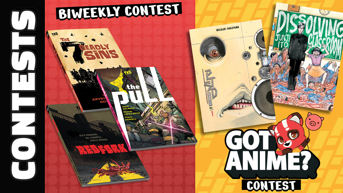 rightstufanime's tweet photo. Introducing our newest contests that went live yesterday: Biweekly Contest and Got Anime Contest!
Sign up for your chance to win prizes: https://t.co/WEdELokQLU
#PTSDRadio #DissolvingClassroom #ThePull #The7DeadlySins #Redfork https://t.co/o6u3p8RXr0