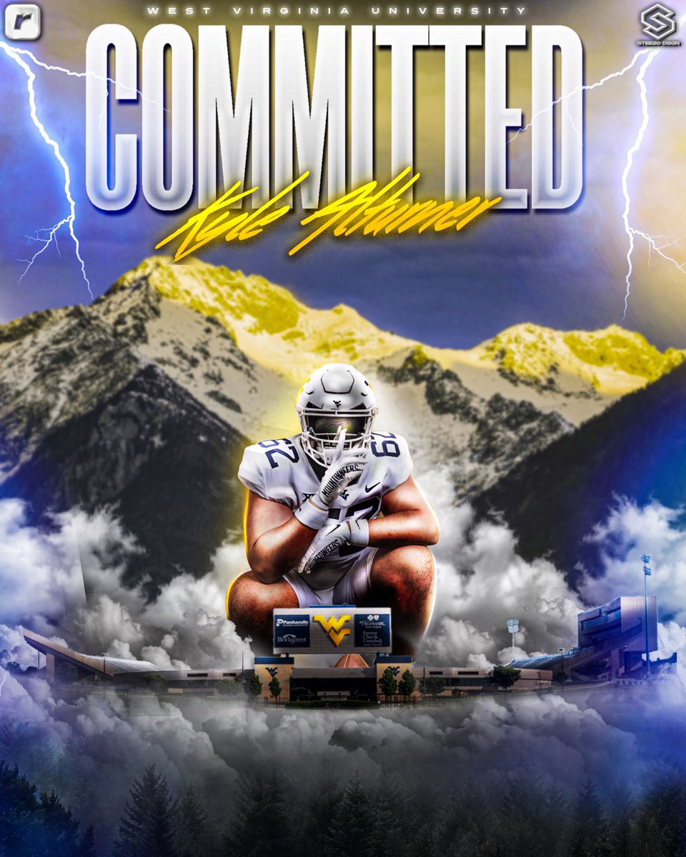 100% COMMITTED <a href="/WVUfootball/">West Virginia Football</a> <a href="/NealBrown_WVU/">Beal Nrown</a> @CoachMooreWVU <a href="/Coach_Danielsen/">Jens Danielsen</a>