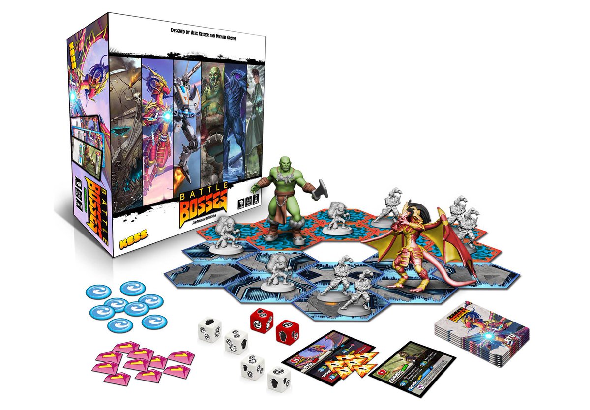 Kess_Ent's tweet photo. Have you played Battle Bosses yet? Itβs a competitive collectable battle game where Bosses summon their minions and powerful effects to become the baddest Boss in the multiverse. ππͺ
#battlebosses #tabletopgame https://t.co/Psmr9C5dxQ