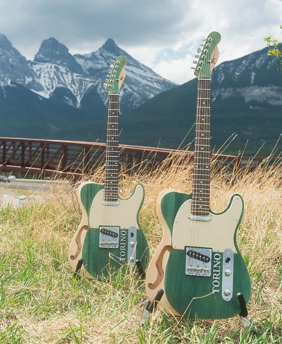 A beautiful day in the Canadian Rockies in #Canmore #Alberta. A great day to check out the TNVs at Roosters Acoustics roostersacoustics.ca 🏞️😎#guitar #guitars #handcrafted #handmade #reclaimed #wood #barnwood #rockymountains #madeincanada 🇨🇦 #TNVguitars