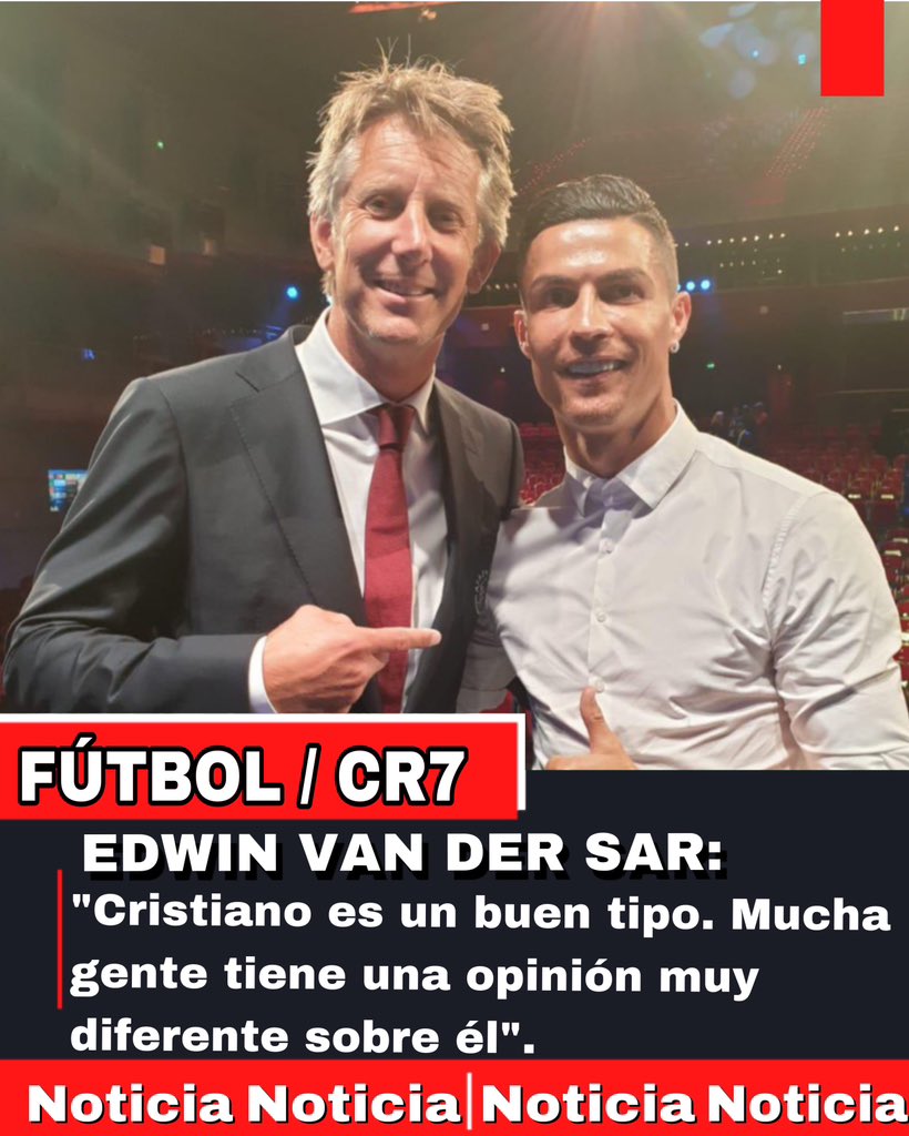 🚨 | 𝐁𝐑𝐄𝐀𝐊𝐈𝐍𝐆: Edwin Van Der Sar:

'Cristiano es un buen tipo. Mucha gente tiene una opinión muy diferente sobre él'. 

👉youtube.com/@JazkYT
•
•
#madridista #clubblanco #santiagobernabeu
#jazkyt  #Ronaldo𓃵  #CristianoRonaldo #Ronaldo #HalaRonaldo #CR7𓃵بث
#cris