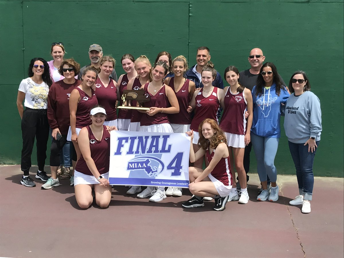 PrezBishopStang's tweet photo. Not every year a school gets to have a program represented in a Final Four - well on this Saturday morning Bishop Stang had two! Congrats Girls Tennis and our Baseball Team!   @BishopStangHS @BishopStangAD https://t.co/mcJ59UUwRI