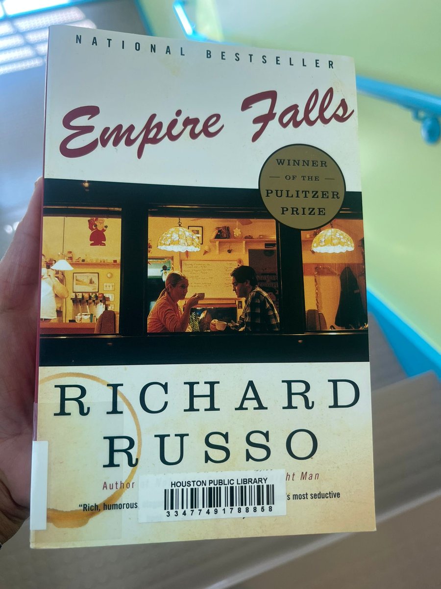 Brilliantly written, superb character development, great generational story development. Highly recommend. #empirefalls #pulitzerprize #books #bookclub