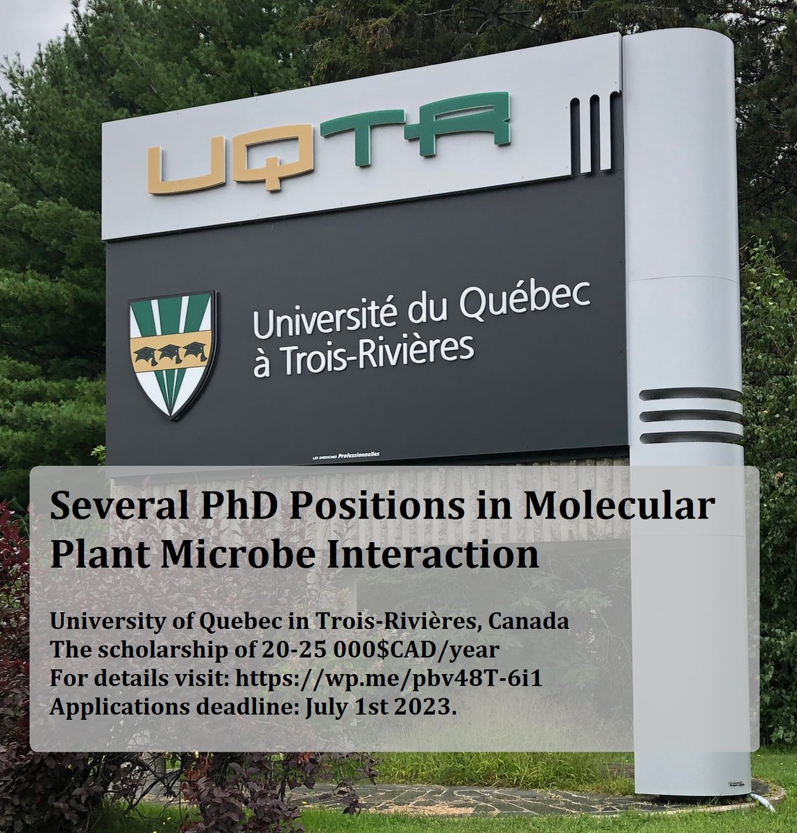 Agristok on Twitter "📌 Several PhD Positions in Molecular Plant