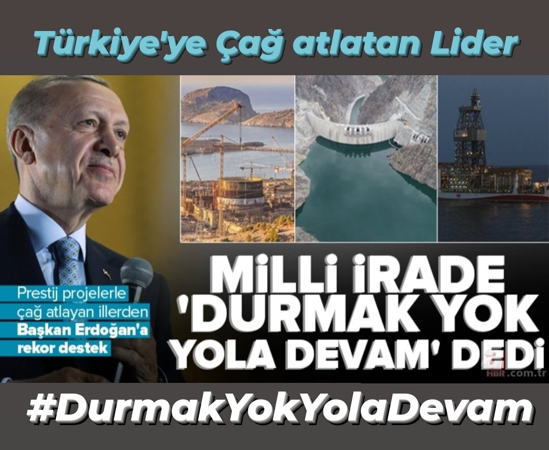 1hsyninal1's tweet photo. 80 yıl uyutulan
Türk🇹🇷Milletini,
Son 21 yılda
Gaflet uykusundan uyandırarak,
Sağlıktan Egitime
Sanayiden Ekenomiye
Teknolojiden
Milli Savunmaya
Türkiye'ye Çağ atlatarak
DEVRİM yapan
ADAM gibi ADAM
RECEP TAYYİP ERDOĞAN
ADAM YİNE KAZANDI
#DurmakYokYolaDevam https://t.co/QaONJDVZcz