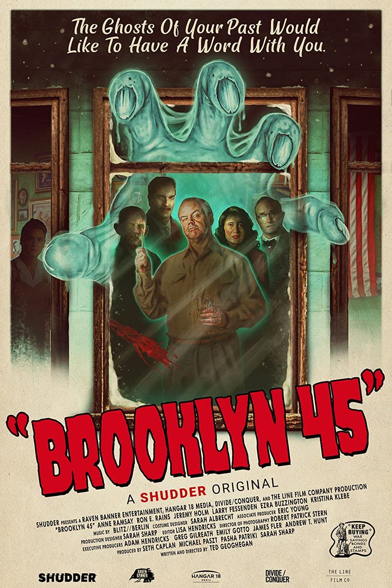 Do yourself a favor and head over to @Shudder to watch @tedgeoghegan brilliant new film #Brooklyn45 the cast, the writing, the film, all superb!