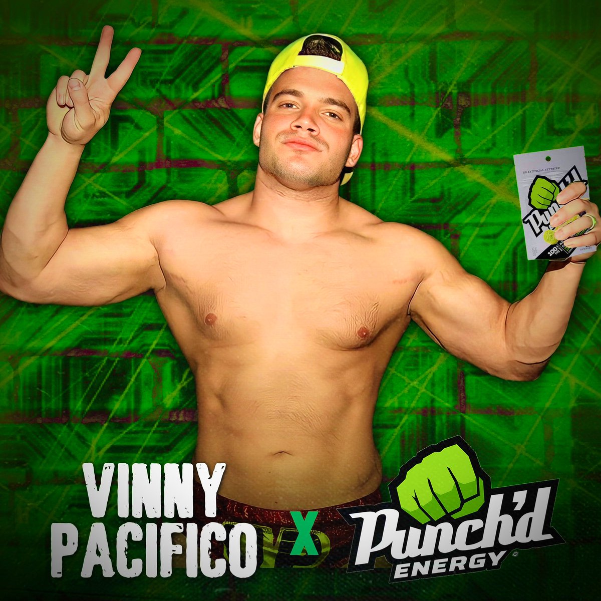💥OFFICIAL ANNOUNCEMENT💥

Vinny Pacifico has now partnered and with Punch’d Energy👊

Bringing energy in GUMMY form! 

Get your Power Punch in every bite👊