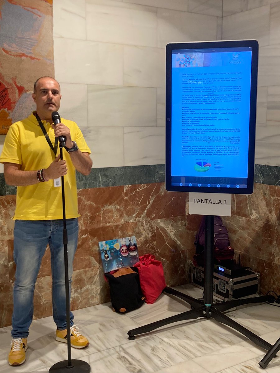 Presentando datos de actividad asistencial desde una Consulta Especializada Enfermera de HAP. Necesidad de seguimiento estrecho para un mayor control y manejo de la Patología. <a href="/EnfermeriaSepar/">Enfermería SEPAR</a> <a href="/Rev_Neumocan/">Neumocan</a> <a href="/PenateGregorio/">Gregorio Pérez Peñate</a> <a href="/DesireAlemnSeg2/">Desirée Alemán Segura</a> #HAP #NegrinInnova