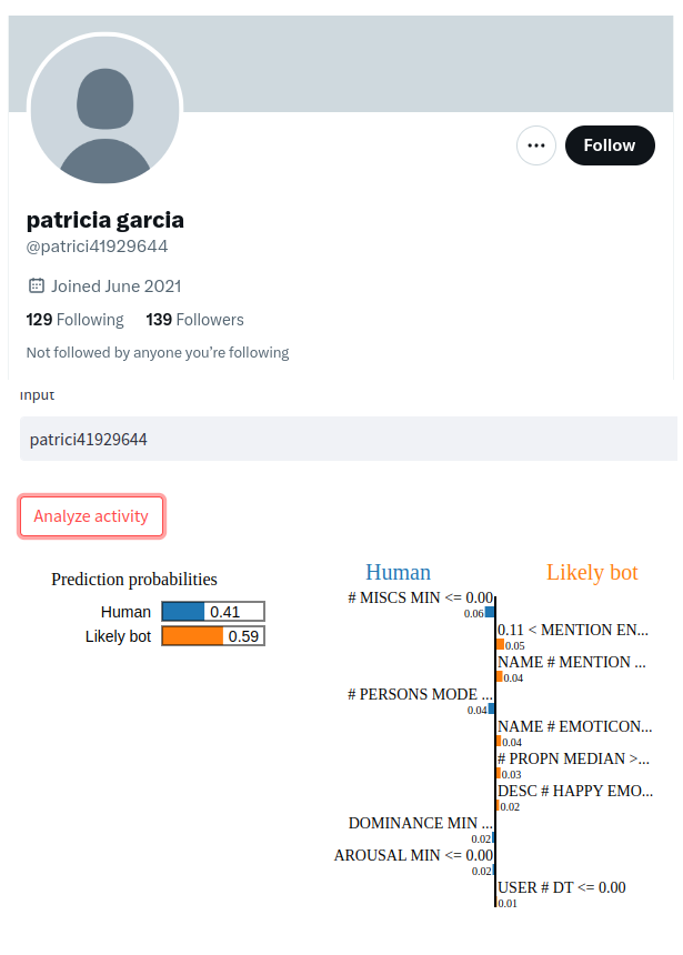 botcheckcl's tweet image. Y otro más detectado por @botcheckcl