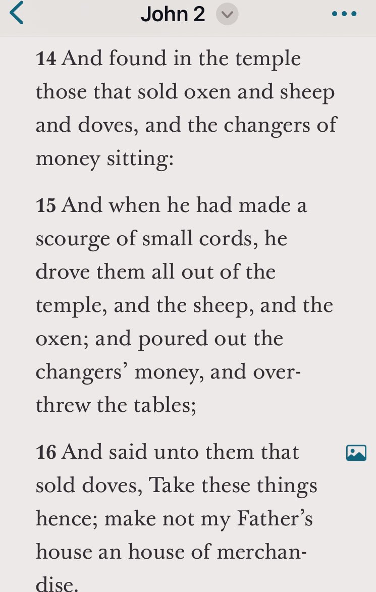 DoesJesusLoveMe's tweet photo. Did Jesus clear the temple out of anger? No, vs 15 suggests He took the time to make “a scourge of small cords” and then He seized the teaching moment. Doesn’t appear to be an outburst of an angry reaction. #learnaboutJesus https://t.co/g7KIw8jxKF