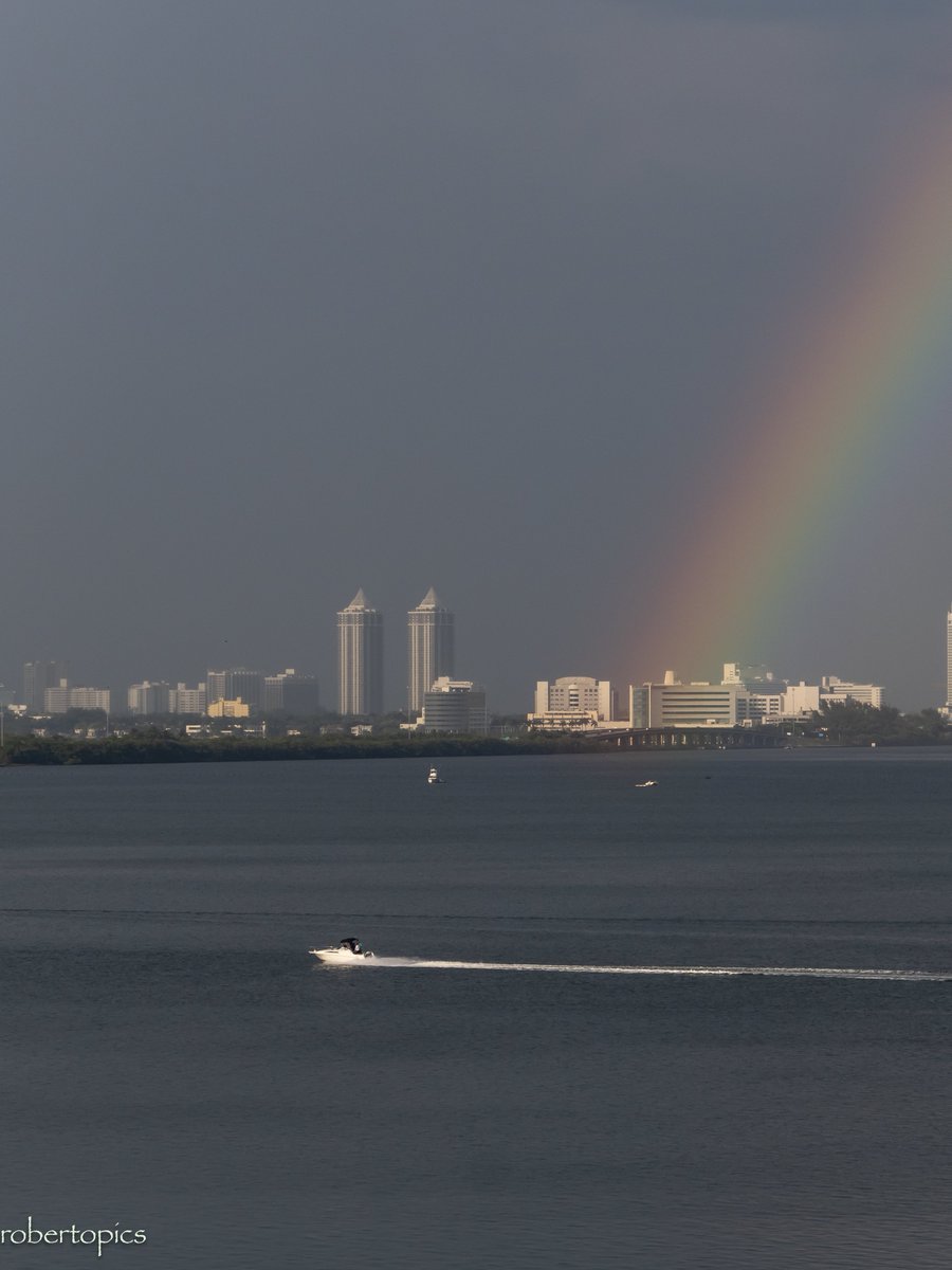 #BiscayneBay #MiamiBeach #rainbow