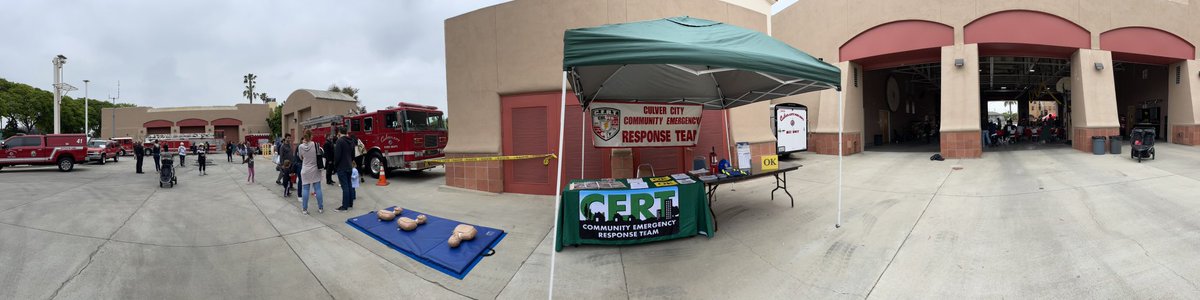 CulverCityCERT's tweet image. Fire Service Day is in full swing at the @CulverCityFD

Pancake Breakfast till 11am (suggested $5 donation).

Drop by Station 1 (9600 Culver Blvd.) and learn about:

- Culver City CERT
- Hands Only CPR
- Photo opportunities with the FD

#fireserviceday #freethingstodoinculvercity