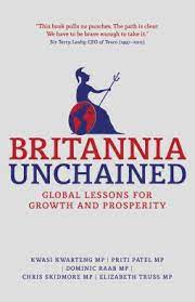 In 2011 the Tufton Street Herbert comedy classic 'Britannia Unchained' was published, co-written by:

❇️Dominic Raab
❇️Priti Patel
❇️Kwasi Kwarteng
❇️Liz Truss

(That's enough failed politicians. Ed)

#ToriesOut339 #GutlessGrifters
🏖️#DeckchairDom🏖️
#DisasTruss #KamiKwasi