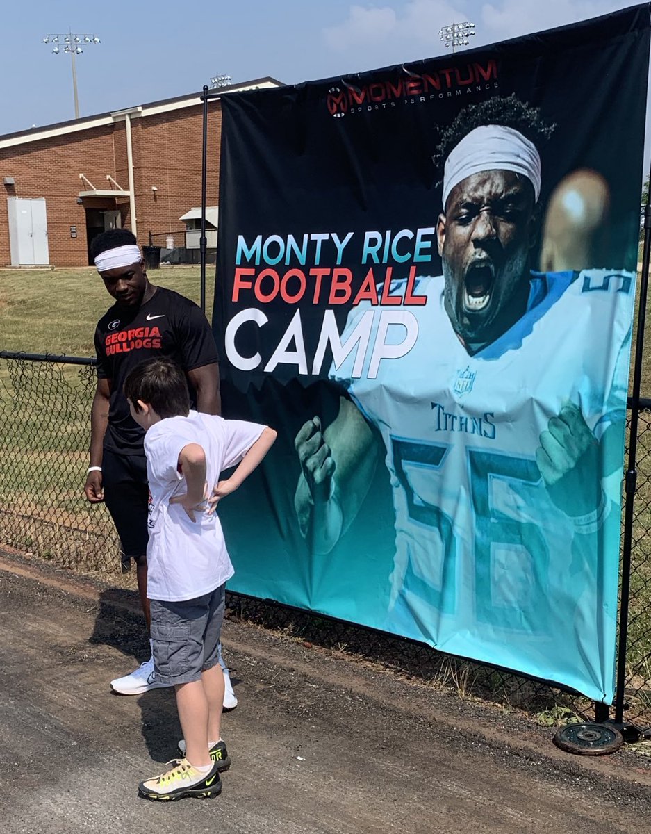 JCJetsFootball's tweet image. Thank you Monty Rice for investing back in to the Jets Community!  A great turnout for the first Monty Rice Football Camp.  #NextLevelJet #FutureJets