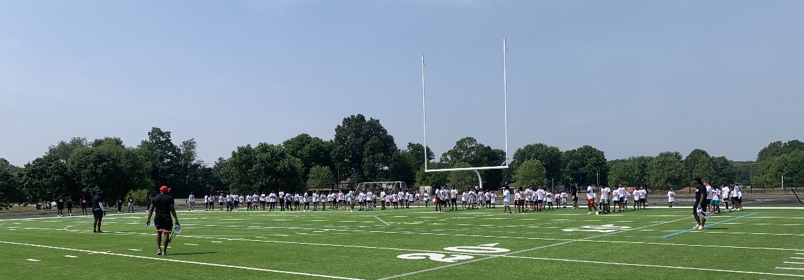 JCJetsFootball's tweet image. Thank you Monty Rice for investing back in to the Jets Community!  A great turnout for the first Monty Rice Football Camp.  #NextLevelJet #FutureJets