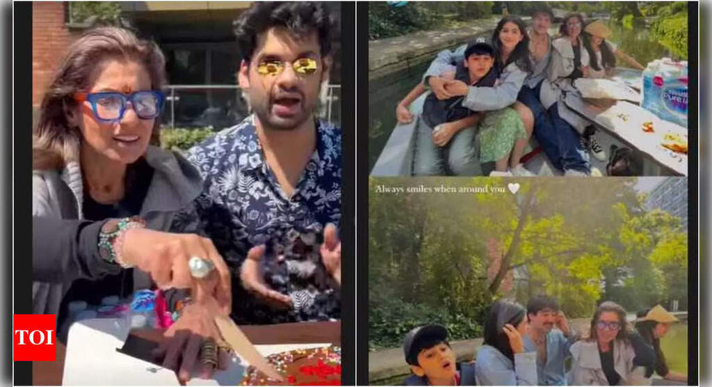 QuipyQuest's tweet image. #NaomikaSaran gives a glimpse of grandma #DimpleKapadia's birthday celebration, Aarav Bhatia sports a new look

bit.ly/3CmX3lG