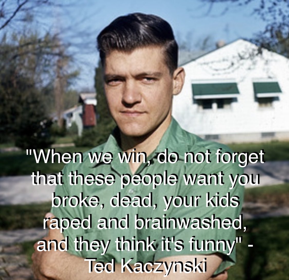 Rest in peace, Ted Kaczynski. 🫡