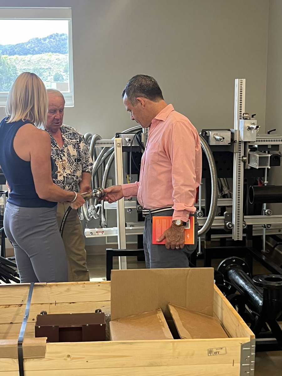 It was great to get a tour of StoneAge Waterblast Tools in Durango yesterday. 

This employee owned business was founded in 1979 and is the world's leading provider of industrial cleaning tools, automated equipment, technology, and resources. It supports our nation’s military by…