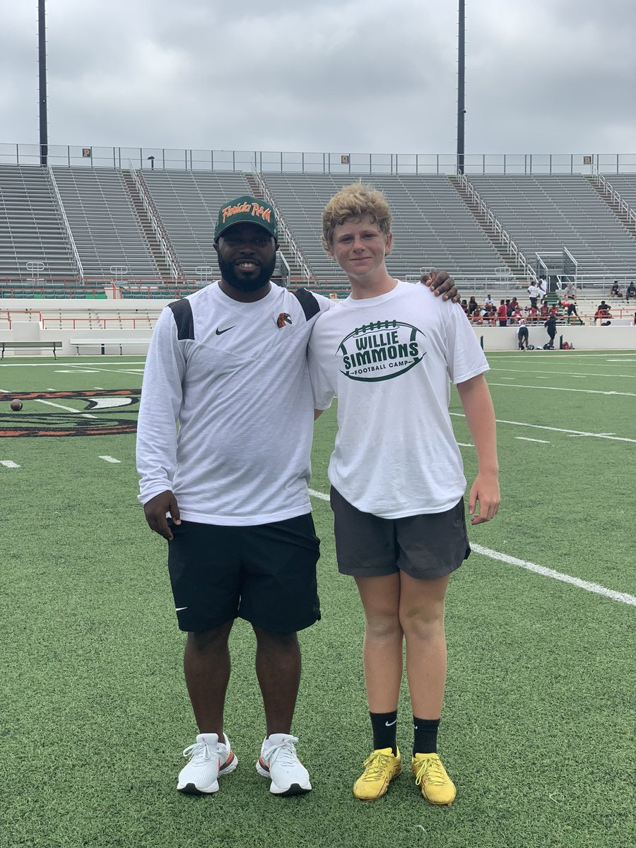 AJWinn16's tweet photo. I had an outstanding time today at the @FAMU_FB camp hosted by @CoachChiliDavis ! I finished in 2nd place in both field goals and punts, I had nothing but the best experience and felt so welcomed by all the coaches and staff. @john_sprad @mcgriff_tyrone @LeonLionsFB #rkt #4David https://t.co/dyAN5YFRml