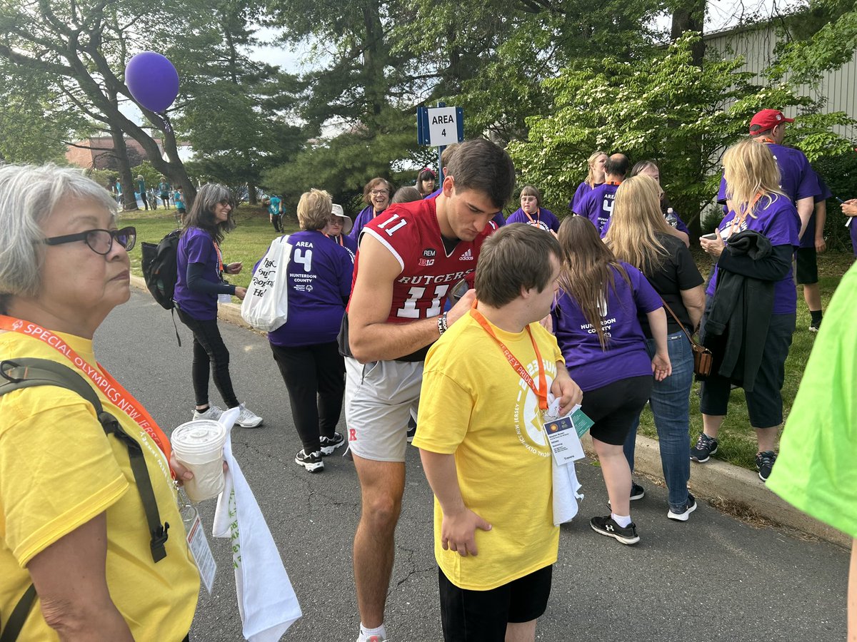 Logan Blake (@loganblake_14) on Twitter photo It was great spending time with the athletes yesterday!! <a href="/SONewJersey/">Special Olympics NJ</a> <a href="/RFootball/">Rutgers Football 🪓</a> It was great spending time with the athletes yesterday!! <a href="/SONewJersey/">Special Olympics NJ</a> <a href="/RFootball/">Rutgers Football 🪓</a>
