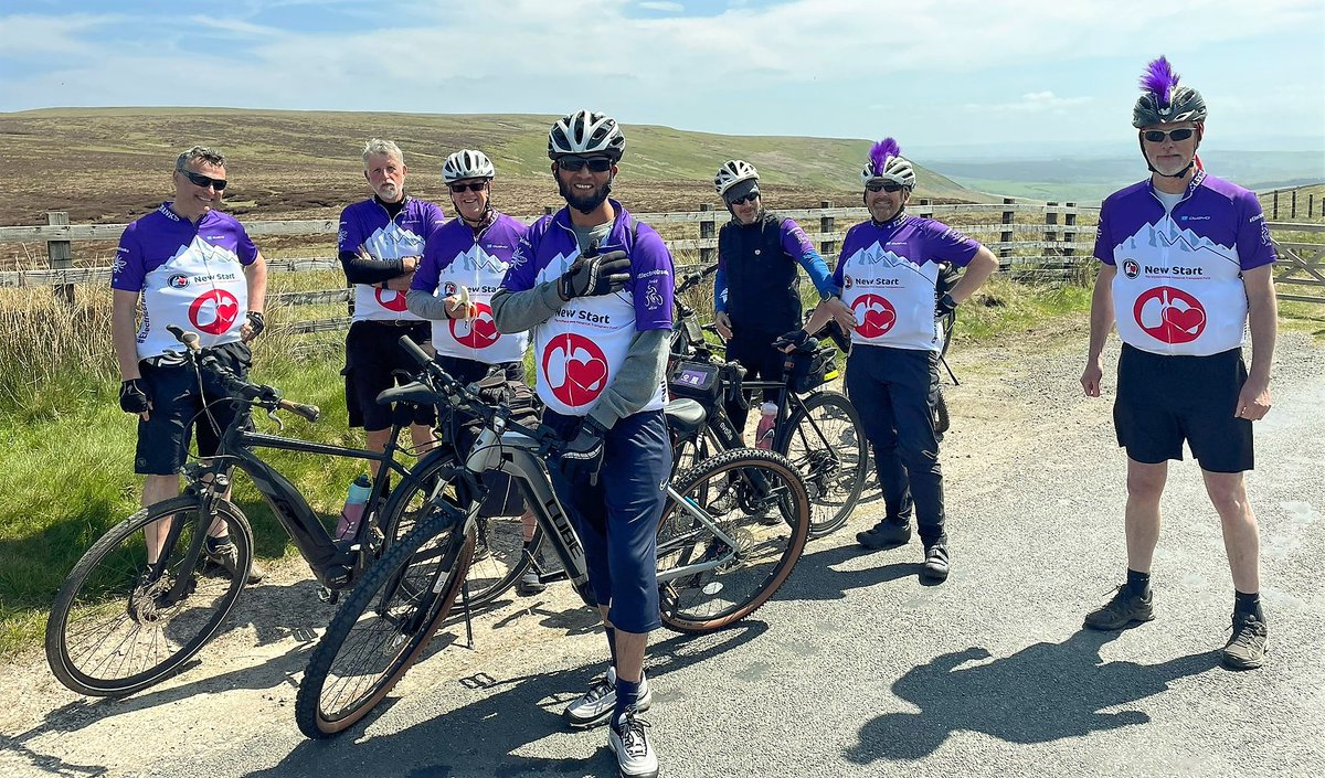 ElectricCranks's tweet photo. The Magnificent 7 Cranks ride the Forest of Bowland again.
From Slaidburn, over Feltham Moor, up &amp; up to Cross O’Greet, down to Keasden, a long climb up to Bowland Knots, then a well earned refreshment stop at Gisburn Forest Hub café.
28 miles &amp; 3,000 ft elevation
Go Cranks! https://t.co/y8ZoIcfh8C