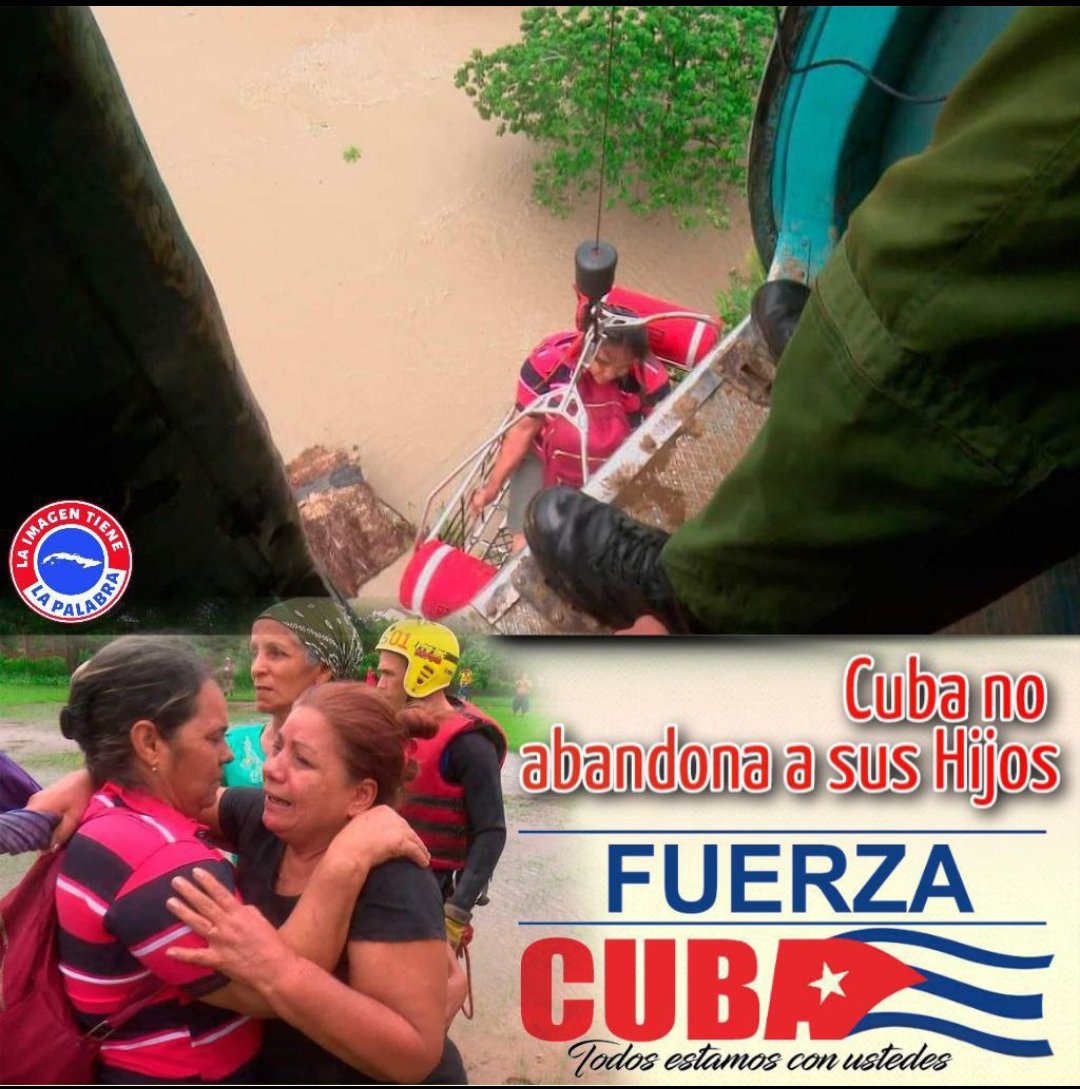 Aquí lo más importante es la vitalidad del pueblo! #FuerzaCuba aquí está el #PuebloUniformado