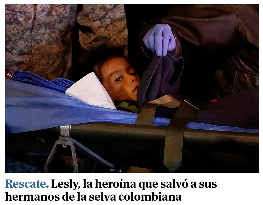 ObispoMunilla's tweet photo. En el reino animal la "ley del más fuerte" es la que determina la supervivencia; mientras que en la especie humana la "ley del amor" es la explicación decisiva...
#MilagroEnLaSelva 
#rescate 
#Colombia https://t.co/r7JW9WakTT