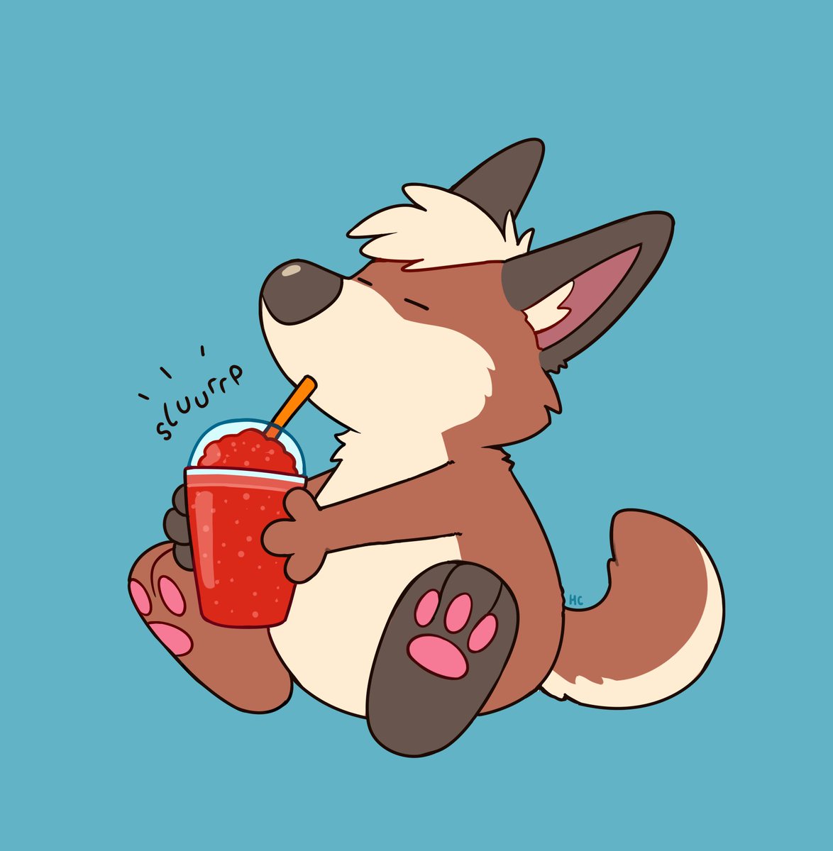 「I'm taking more slots for my slurp YCH! 」|Happycrumble ⭐のイラスト