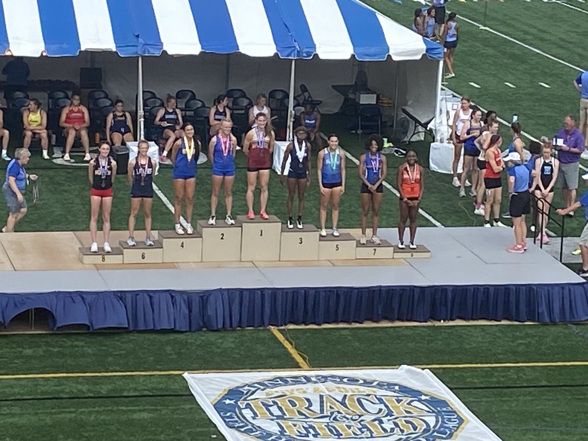 LomboTonka's tweet image. Let’s go!!! We got another Crimson State Champ! Jordyn Borsch won the 100m in a blistering 11.65 (wind aided) in a super fast heat! She can fly! #statechamp #crimsonpride #moretogo