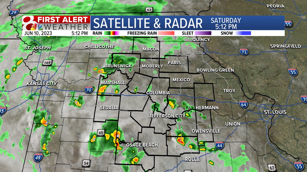 Andrew Labit on Twitter "Showers and thunderstorms have officially