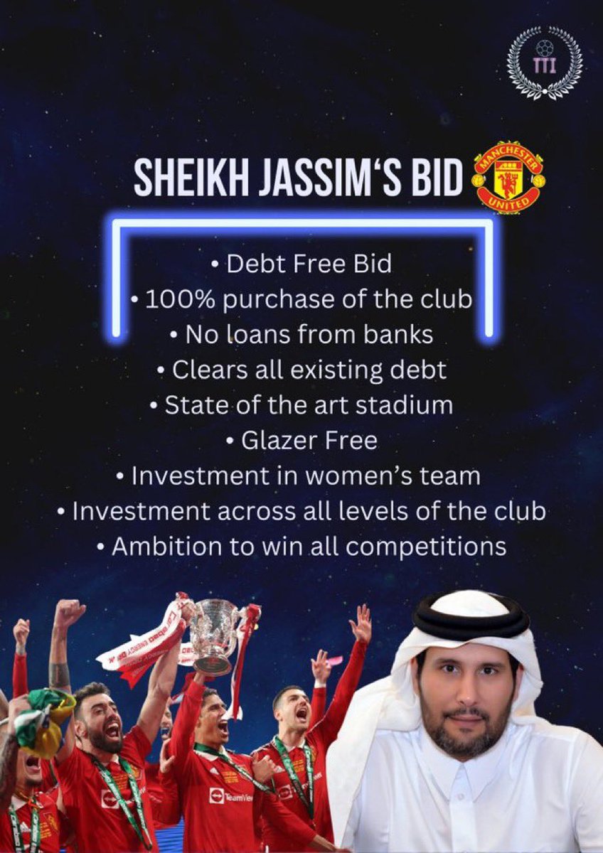Please unfollow me if you think RATcliffe is the answer for our football club. I respect your decision but definitely do NOT agree with it. Sheikh Jassim is the only one who can save us now... 🤞 🇶🇦♥️
#GlazersOut #RatcliffeOut #QatarIn
#SheikhJassimInAtManUtd