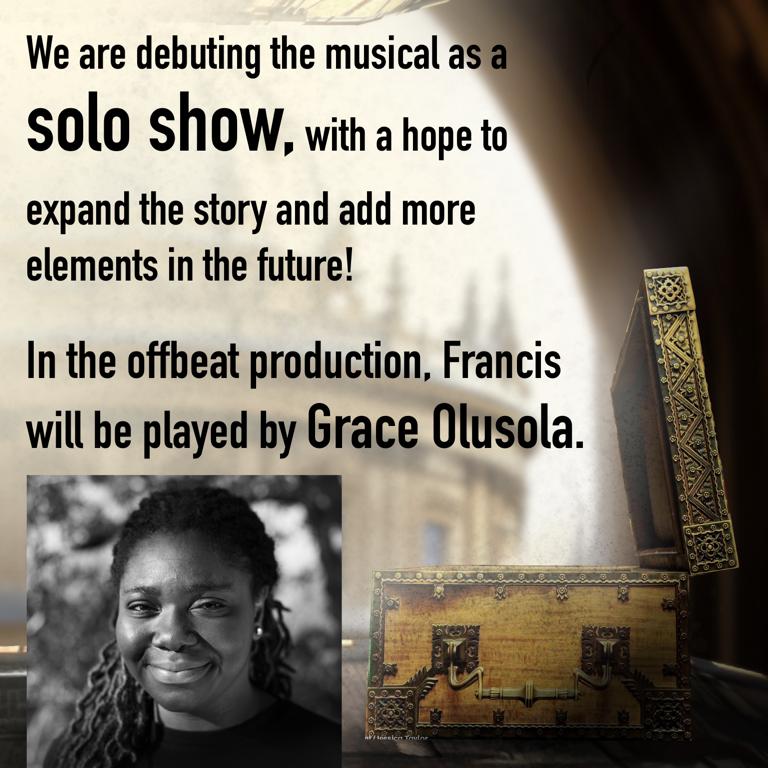 ⭐️ Cast Announcement ⭐️

We are debuting our new multigenre musical, ‘This House Believes’ as a one person performance. Francis (and all the other characters) will be played by Grace Olusola! @graceolusxla