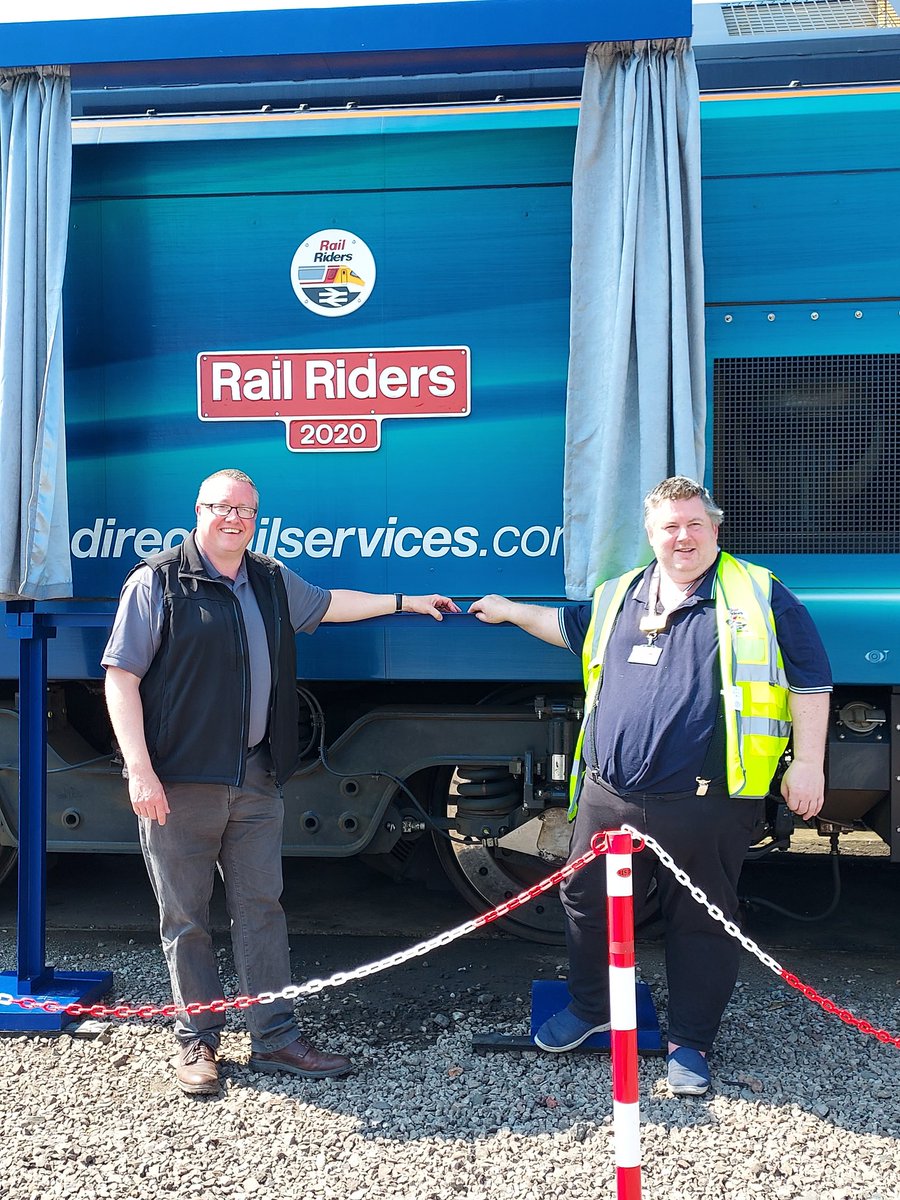 Two locomotive namings in a week on behalf of @DRSgovuk! It's been a busy one, but great collaboration with industry partners and supporters. #railwayfamily