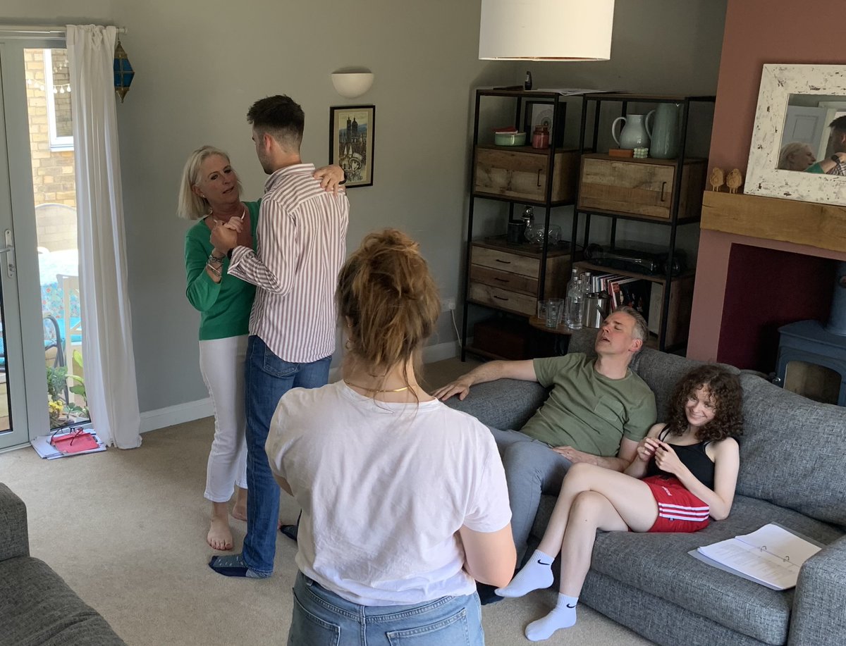 Great rehearsal day with Movement Director <a href="/SophieEFMcMahon/">Sophie McMahon</a> working on intimacy and violence! Amazing! Raised our game kept us safe. Thanks!