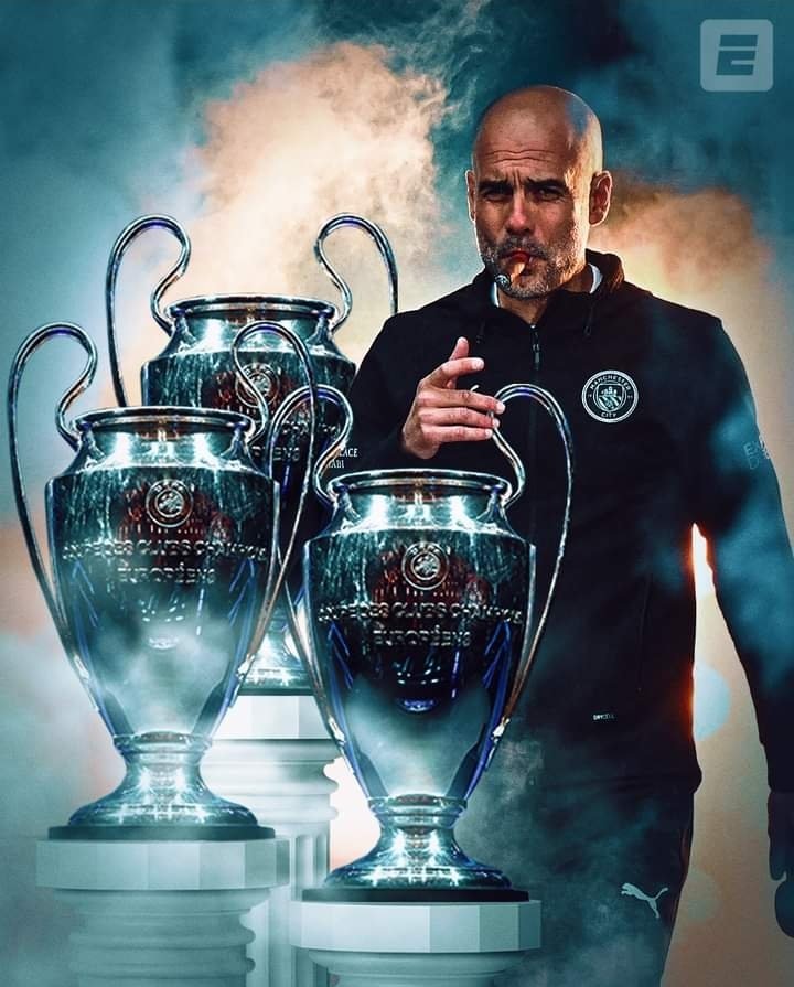 DNaguingar's tweet photo. Bravo #Pep
Comme quoi, faut jamais abandonner 
#UEFA #ChampionsLeagueFinal #ManCityInter #ManCity https://t.co/ynDpfQMbww