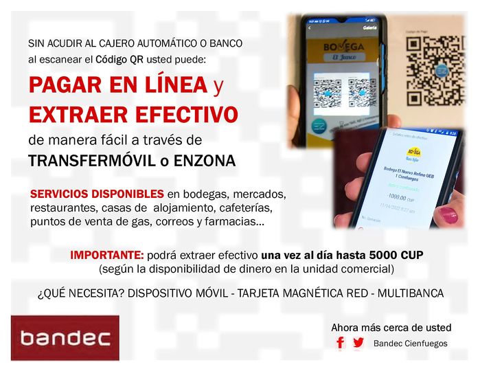 BCuartero's tweet photo. Un servicio que nos facilita la vida.
Aproveche la oportunidad.
#Cienfuegos 
@Eviezer2 @SolMayelin @CubanaLidice @FernandezMaryde @CoronaAlexandre @YaquedeCuba @agnes_becerra @EVilluendasC @alfonso_noya https://t.co/S0b6QdTcV5